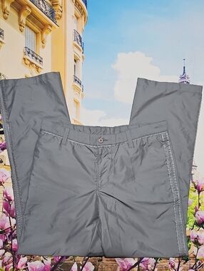J. Lindeberg Gray Slick Feel Pants Size‎ 32x30